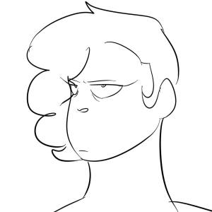 unamused Zabel drawing